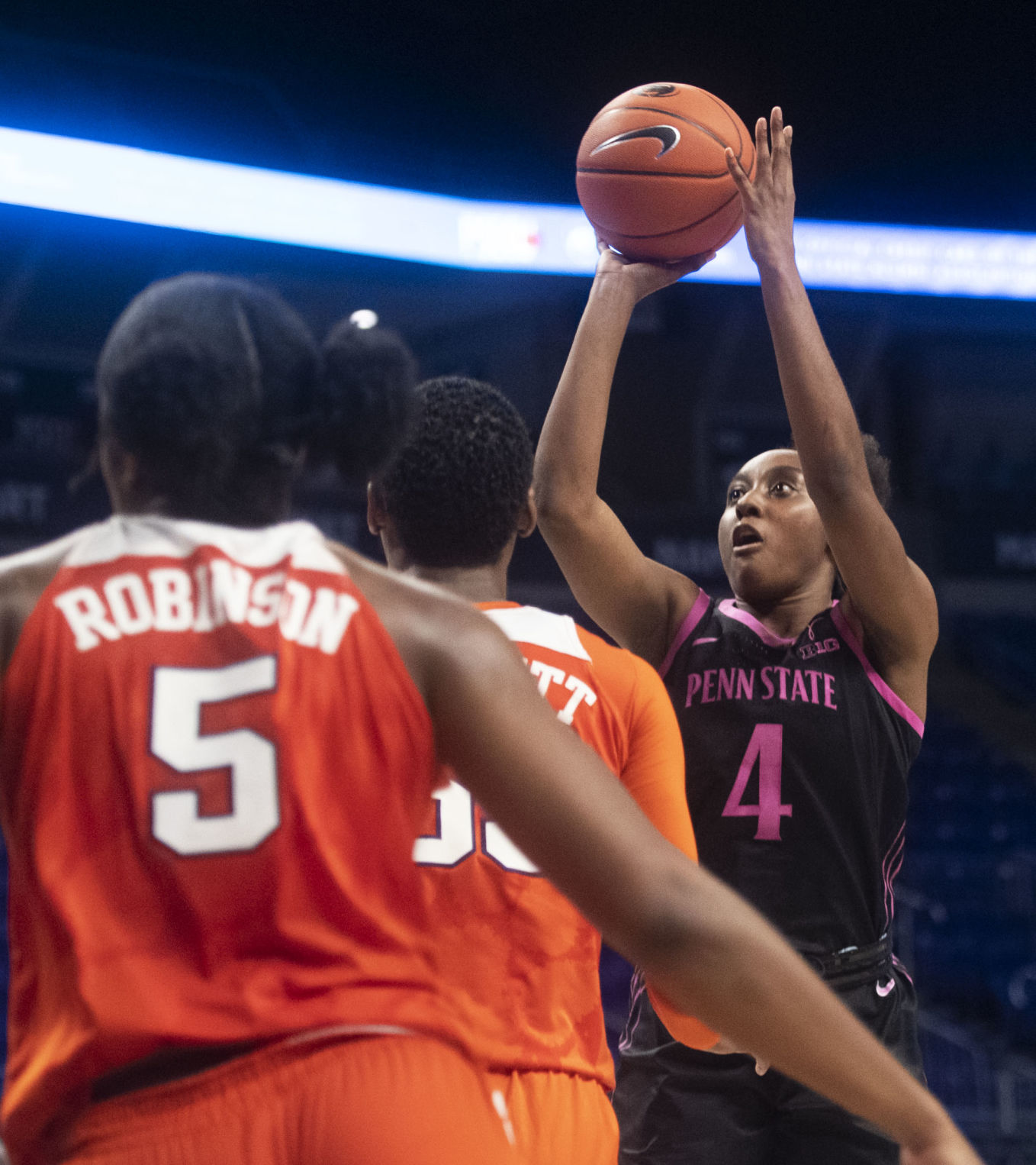 Women's Basketball vs. Clemson, Siyeh Frazier (4)
